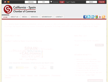 Tablet Screenshot of californiaspainchamber.org